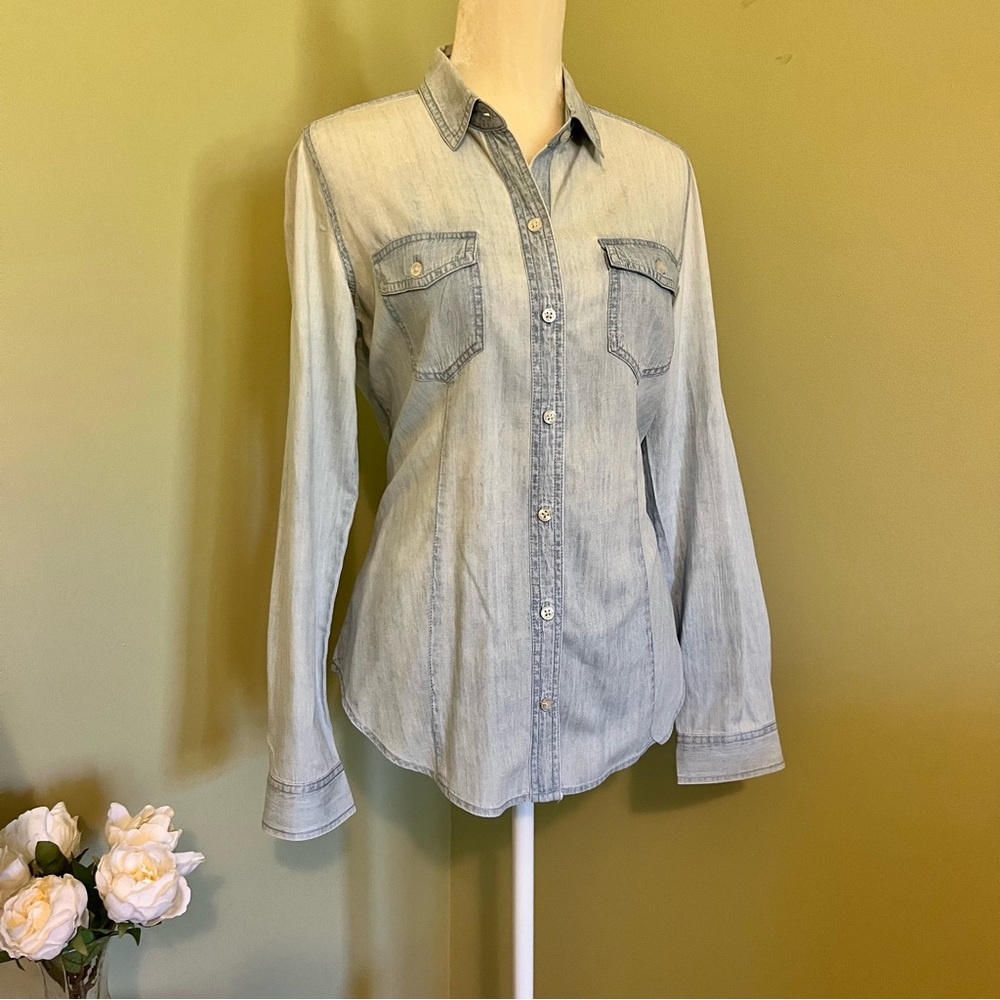 LOFT light chambray shirt